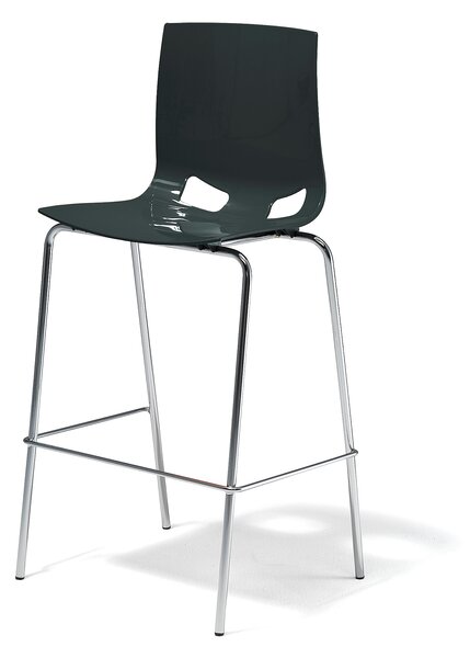 Barová stolička PHOENIX, antracitová