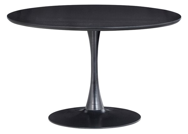 Sammy jedálenský stôl čierny Ø120