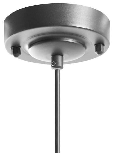 Vonkajšia závesná lampa čierna hliník sklenené tienidlo matný povrch záhradná lampa moderný štýl exteriér