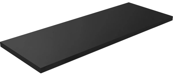CERANO - Doska pod umývadlo Navira Pro - čierna matná - 140x46x3, 6 cm
