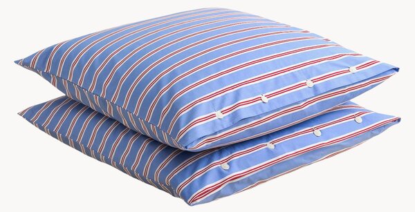 Obliečky na vankúše z bavlneného perkálu Striped Blue, 2 ks