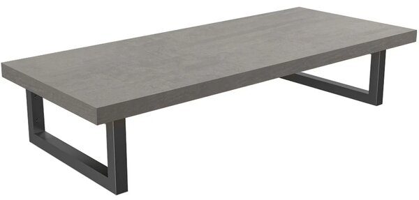 CERANO - Doska pod umývadlo Navira Pro + 2 konzoly pod dosku - betónovo šedá - 60x46x3, 6 cm