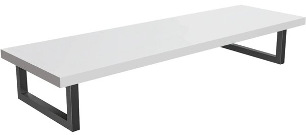 CERANO - Doska pod umývadlo Navira Pro + 2 konzoly pod dosku - biela matná - 100x46x3, 6 cm