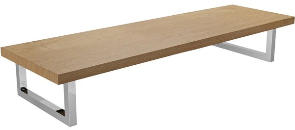 CERANO - Doska pod umývadlo Navira Pro + 2 konzoly pod dosku - dub medový - 100x46x3, 6 cm