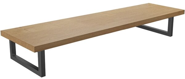 CERANO - Doska pod umývadlo Navira Pro + 2 konzoly pod dosku - dub medový - 120x46x3, 6 cm