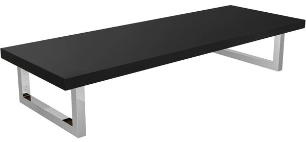 CERANO - Doska pod umývadlo Navira Pro + 2 konzoly pod dosku - čierna matná - 80x46x3, 6 cm