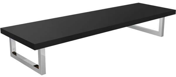 CERANO - Doska pod umývadlo Navira Pro + 2 konzoly pod dosku - čierna matná - 100x46x3, 6 cm