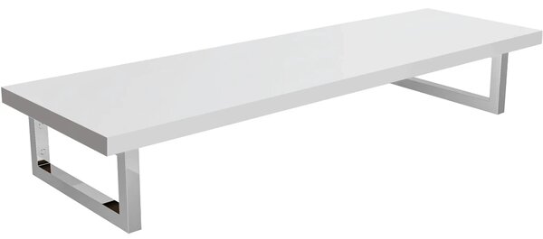 CERANO - Doska pod umývadlo Navira Pro + 2 konzoly pod dosku - biela matná - 100x46x3, 6 cm