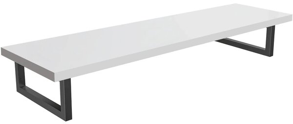 CERANO - Doska pod umývadlo Navira Pro + 2 konzoly pod dosku - biela matná - 120x46x3, 6 cm