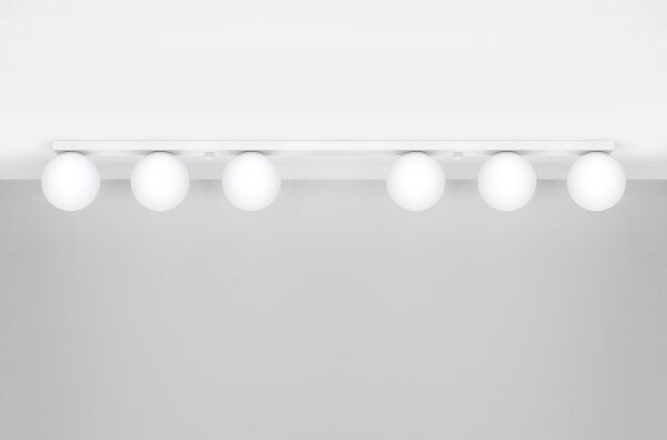 Sollux SL.1150 - Stropné svietidlo YOLI 6xG9/12W/230V biela