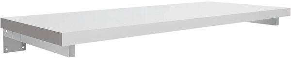 CERANO - Doska pod umývadlo Navira Pro + 2 skryté konzoly - biela matná - 60x46x3, 6 cm