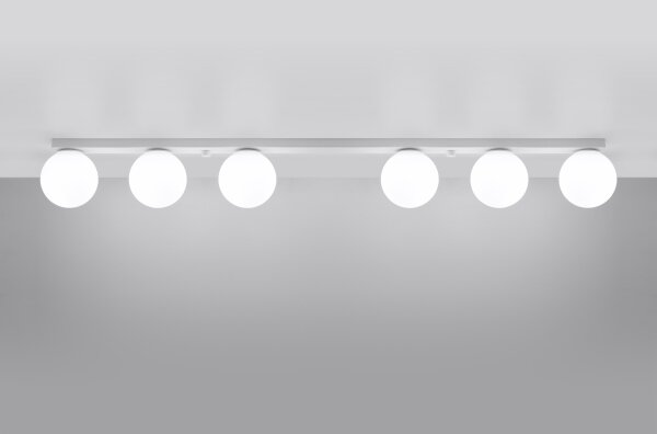 Sollux SL.1150 - Stropné svietidlo YOLI 6xG9/12W/230V biela
