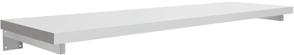 CERANO - Doska pod umývadlo Navira Pro + 2 skryté konzoly - biela matná - 100x46x3, 6 cm