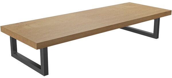 CERANO - Doska pod umývadlo Navira Pro + 2 konzoly pod dosku - dub medový - 80x46x3, 6 cm