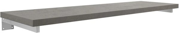 CERANO - Doska pod umývadlo Navira Pro + 2 skryté konzoly - betónovo šedá - 100x46x3, 6 cm