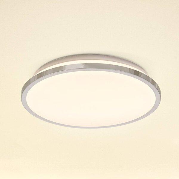 LEDVANCE Bathroom Ceiling stropné LED svetlo chróm, Chrómová / strieborná, Kúpeľňa, Hliník, Moderný, Závesné svietidlo