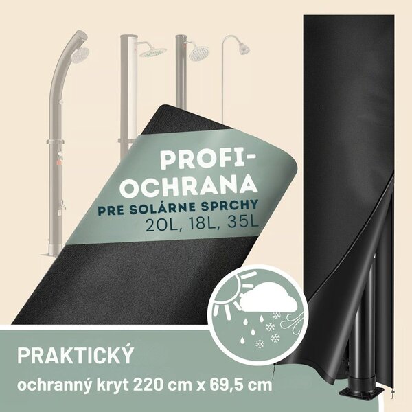 Solárna sprcha BOW, 20l, čierna Monzana
