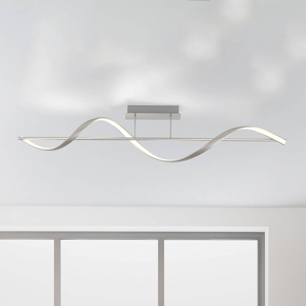 Paul Neuhaus Q-Swing stropné LED svetlo, oceľ, Hliník / sivá / zinok, Obývacia izba / jedáleň, Hliník, Moderný