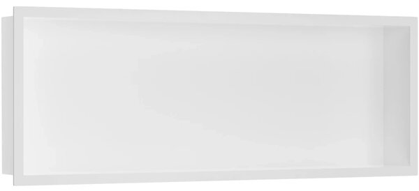 CERANO - Zápustná polička/nika s okrajom do obkladu - biela matná - 90x30x10 cm