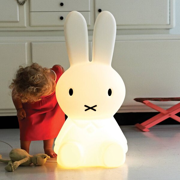 Mr Maria Miffy detské svietidlo High Light, 80 cm, Biela / opálová, Detská izba, Plast