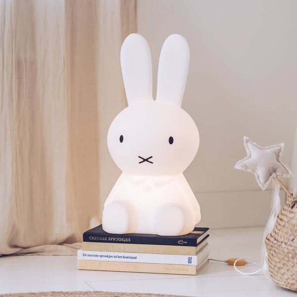 Mr Maria Miffy detské svietidlo Star Light, 50 cm, Biela / opálová, Detská izba, Plast