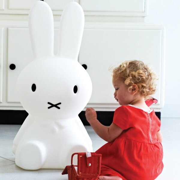 Mr Maria Miffy detské svietidlo High Light, 80 cm, Biela / opálová, Detská izba, Plast