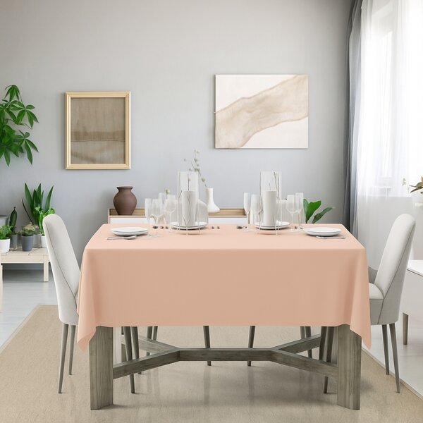 Obrus na stôl Standard lososový Farba Korálová, lososová Rozmery 120x140 cm
