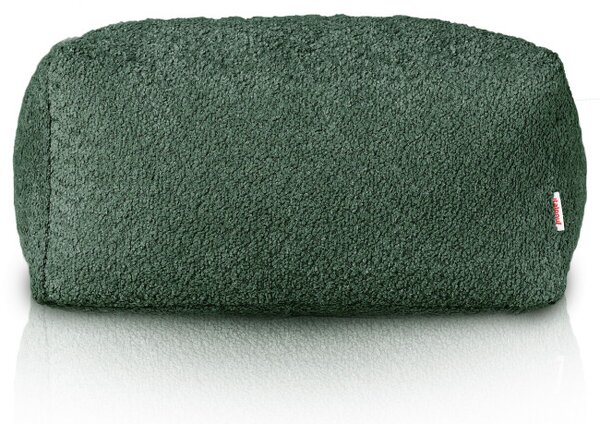 Podnožka Boucle tmavozelená kocka