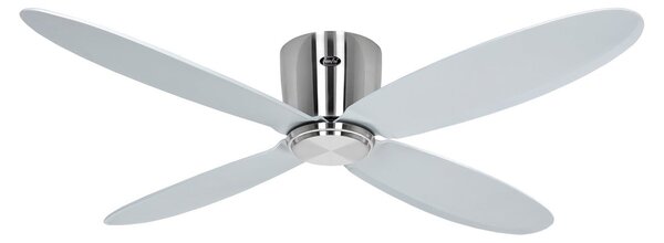 ECO PLANO II Inteligentný stropný ventilátor Ø 132 cm, strieborný – CasaFan CasaFan, Eco Plano II, Metalická, Obývacia izba, Plast, Moderný