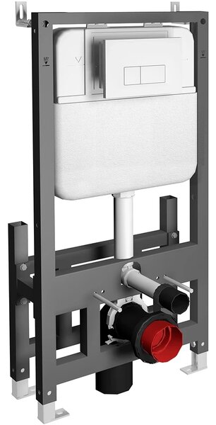 CERANO - Modul pre WC závesné Prime - voľne stojace - predstenová inštalácia / sadrokartón - 54,5x114 cm