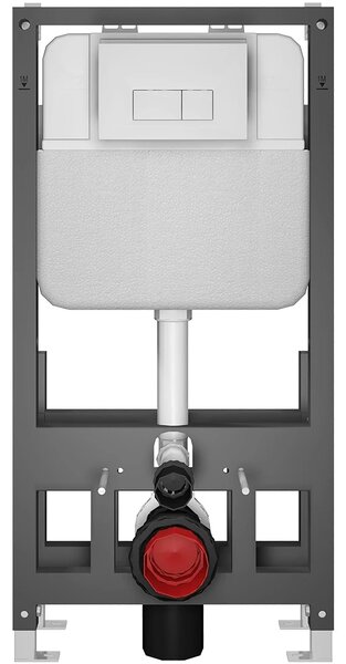 CERANO - Modul pre WC závesné Prime - voľne stojace - predstenová inštalácia / sadrokartón - 54,5x114 cm
