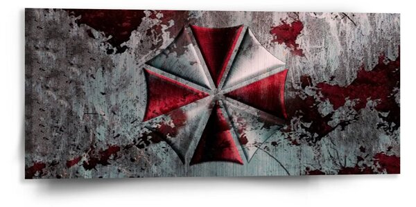 Sablio Obraz Resident Evil Umbrella Corporation Steel - 110x50 cm