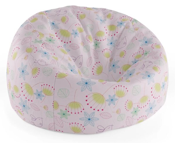 Sablio Sedací vak Cocoon Farebné obrázky - 75 x 45 x 35 cm