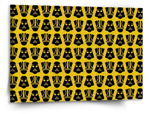 Sablio Obraz Star Wars Stormtrooperi Pattern na žltej - 150x110 cm