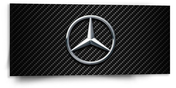 Sablio Obraz Logo 4 Carbon - 110x50 cm