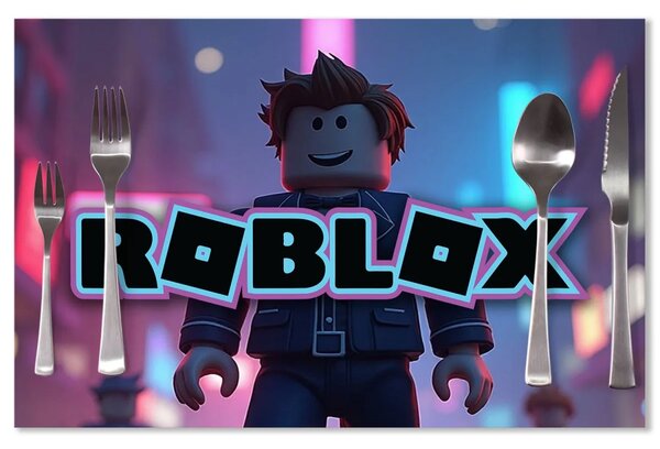 Sablio Prestieranie ROBLOX Neónové mesto: 40x30cm