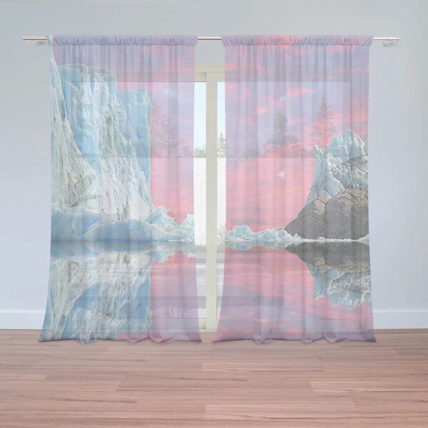 Sablio Záclony Ľadovec: 2ks 150x250cm