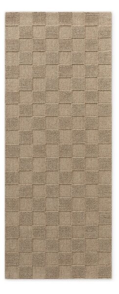 Hnedý ručne tkaný vlnený behúň 80x200 cm Scala – Villeroy&Boch