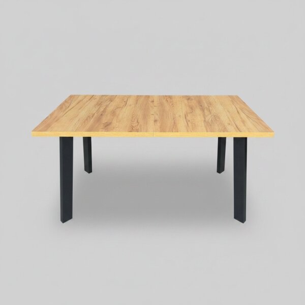 Rozkladací jedálenský stôl KERNO 150/190x80 cm dub craft/čierna