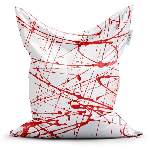 Sablio Sedací vak Krvavé striekance - 150x100 cm