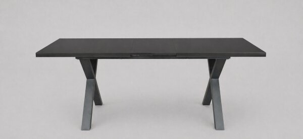 Rozkladací jedálenský stôl DOMO 150/190x80 cm čierny