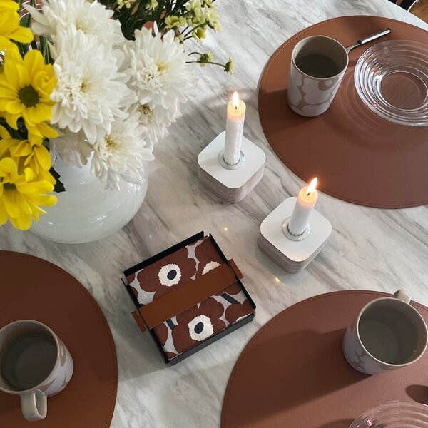 Miiko Design Držiak na servítky, malý / hnedý