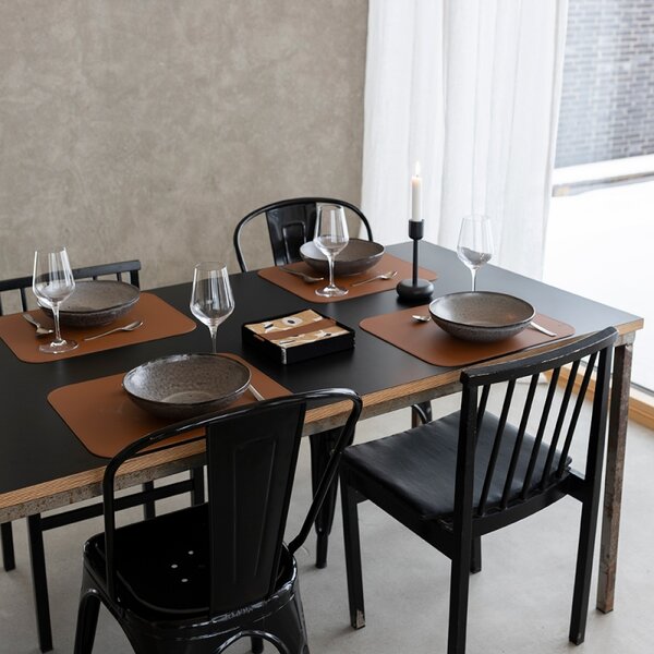 Miiko Design Prestieranie 32x38, recyklovaná koža / hnedé