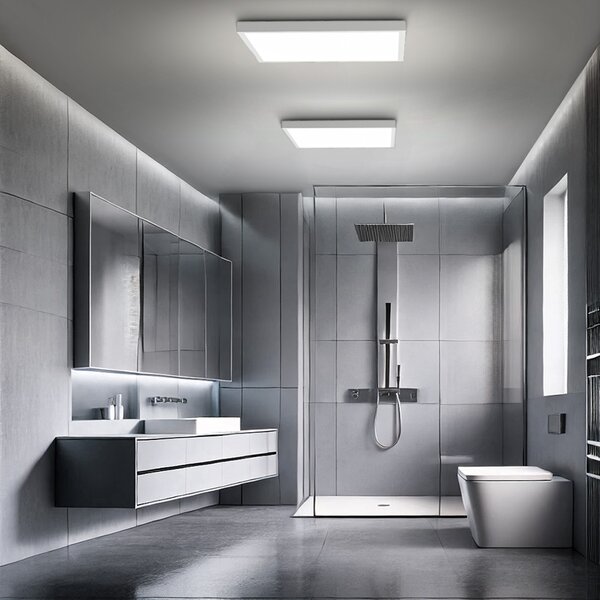 SOLIGHT LED stropné osvetlenie prisadené, 40W, 4800lm, 4000K, UGR