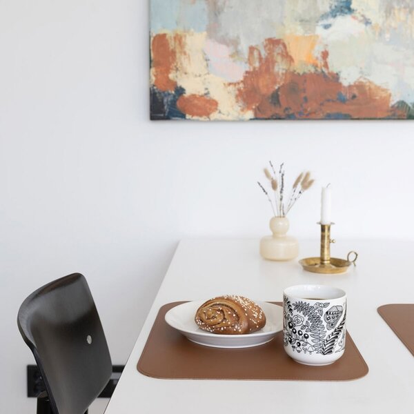 Miiko Design Prestieranie 32x38, recyklovaná koža / hnedé