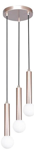 ITALUX PND-33574-3-CF - Luster na lane FILANO 3xG9/5W/230V ružové zlato