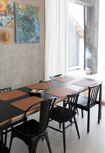 Miiko Design Prestieranie 32x38, recyklovaná koža / hnedé