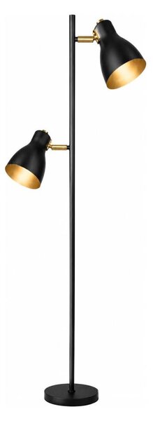 LED stojacia lampa 1xE27/7W/230V 2700K čierna