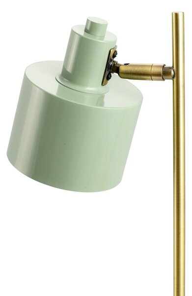 Dyberg Larsen Stolová lampa Ocean, olivová, výška 43 cm, kov, Zelená, Obývacia izba / jedáleň, kov, Dizajn, Stojacie svietidlo