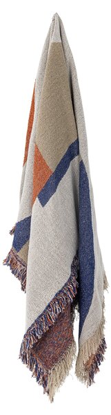 Prehoz z recyklovanej bavlny Clarita Orange 130 × 160 cm